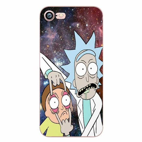 Rick and Morty Galaxy Clear Transplant Phone Cases