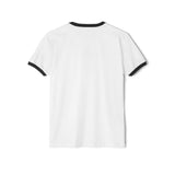 Unisex Cotton Ringer T-Shirt - "Grind Loud Speak Less" Gym Fitness Tee