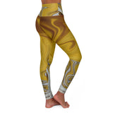 Abstract Marble High Waisted Yoga Leggings | Stylish Activewear