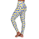 Heart Pattern High Waisted Yoga Leggings