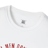 Real Men Don't Fold Graphic T-Shirt | Unisex Softstyle Tee