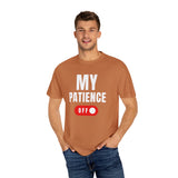 Funny Unisex T-Shirt - 'MY PATIENCE OFF' Graphic Tee