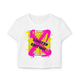 Limited Edition Women&#039;s Baby Tee - Bold & Vibrant Graphic T-Shirt