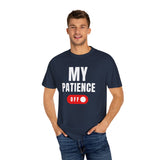 Funny Unisex T-Shirt - 'MY PATIENCE OFF' Graphic Tee