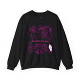 Motivational Crewneck Sweatshirt - Cozy Vibe, Perfect for Self-Care