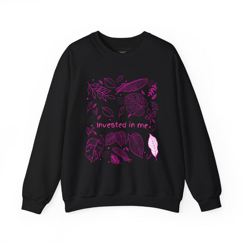 Motivational Crewneck Sweatshirt - Cozy Vibe, Perfect for Self-Care