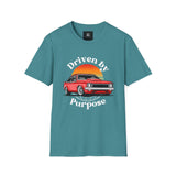 Driven by Purpose Retro Car Unisex Softstyle T-Shirt
