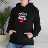 Inspirational Unisex Hoodie - Patience Power Precision