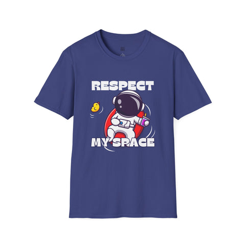 Unisex Softstyle T-Shirt - "Respect My Space" Astronaut Design