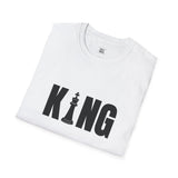 Unisex KING Chess T-Shirt - Softstyle Graphic Tee for Game Lovers