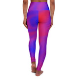 High Waisted Gradient Yoga Leggings - Stretchy, Comfortable Activewear