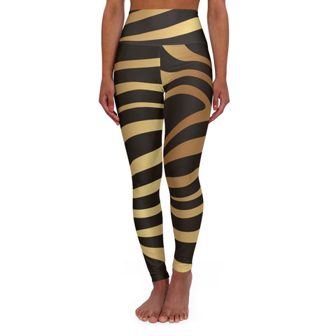Stylish High Waisted Yoga Leggings - Trendy Fitness Wear