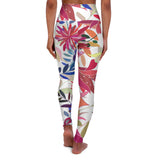 Floral High Waisted Yoga Leggings - Comfortable Activewear