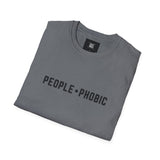 Unisex Softstyle T-Shirt - People Phobic Statement Tee