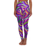 Vibrant High Waisted Yoga Leggings - Comfortable & Colorful