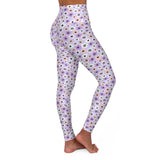 Floral High Waisted Yoga Leggings - Comfortable Activewear