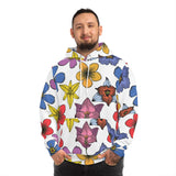 Vibrant Floral Pattern Hoodie - Perfect for Spring and Casual Wear