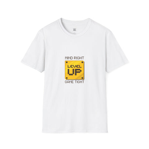 Level Up Gaming Unisex Softstyle T-Shirt - Mind Right Game Tight
