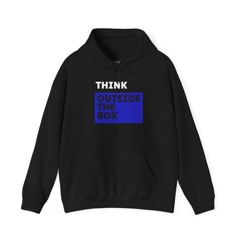 Unisex 'Outside the Box' Hooded Sweatshirt - Cozy & Stylish