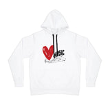 Love Music Hoodie - Cozy Athletic Sweatshirt for Music Lovers