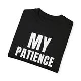 Funny Unisex T-Shirt - 'MY PATIENCE OFF' Graphic Tee