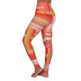 Vibrant High Waisted Yoga Leggings for Comfortable Workouts