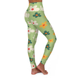 Floral High Waisted Yoga Leggings