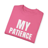 Funny Unisex T-Shirt - 'MY PATIENCE OFF' Graphic Tee