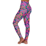 Floral High Waisted Yoga Leggings for Active Lifestyle