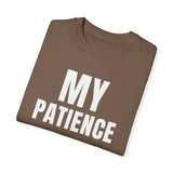 Funny Unisex T-Shirt - 'MY PATIENCE OFF' Graphic Tee