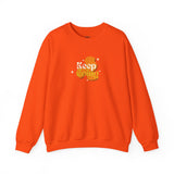 Motivational Crewneck Sweatshirt - Keep Going, Cozy Gift