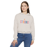 Strong Woman Cinched Bottom Hoodie - Empowering, Cozy and Stylish