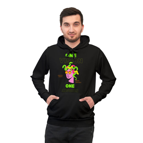 One Vision One Mission Athletic Hoodie - Inspirational Design