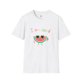 I Am Loved Watermelon Women's Softstyle T-Shirt - Cute Casual Wear