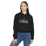 Strong Woman Cinched Bottom Hoodie - Empowering, Cozy and Stylish