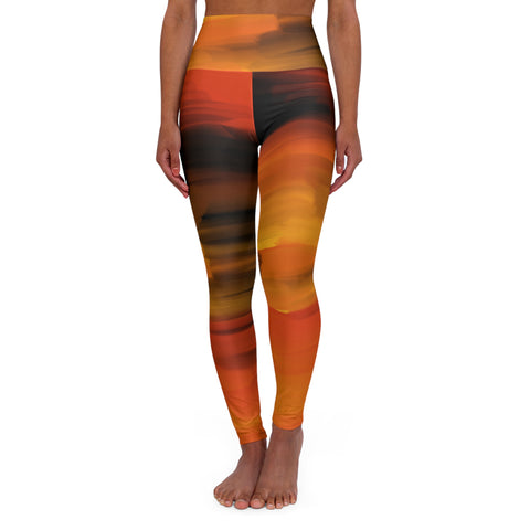 Vibrant High Waisted Yoga Leggings