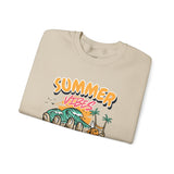 Summer Vibes Unisex Crewneck Sweatshirt - Cozy Casual Wear