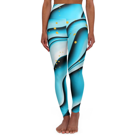 Trendy High Waisted Yoga Leggings - Stylish Comfort