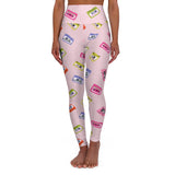 Retro Cassette Tape High Waisted Yoga Leggings