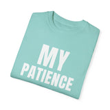 Funny Unisex T-Shirt - 'MY PATIENCE OFF' Graphic Tee