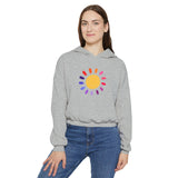 Sunshine Vibes Women's Cinched Bottom Hoodie - Cozy & Stylish