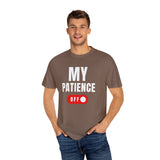Funny Unisex T-Shirt - 'MY PATIENCE OFF' Graphic Tee