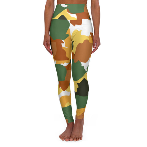 Camo High Waisted Yoga Leggings - Stylish & Comfortable Activewear