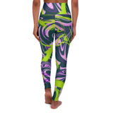 Vibrant High Waisted Yoga Leggings - Trendy Gym Wear