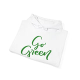 Eco-Friendly 'Go Green' Unisex Hoodie