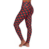 Floral High Waisted Yoga Leggings - Comfortable Fitness Apparel