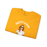 Chic and Comfy Sweatshirt - 'Pretty & Paid' Graphic Crewneck