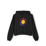 Sunshine Vibes Women's Cinched Bottom Hoodie - Cozy & Stylish