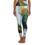 Abstract Art High Waisted Yoga Leggings
