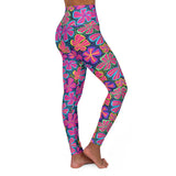Floral High Waisted Yoga Leggings for Active Lifestyle